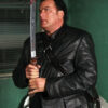 Steven Seagal Against the Dark Trench Coat