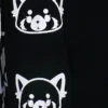 Aggretsuko Sleeve Faces Black Hoodie - Image 3