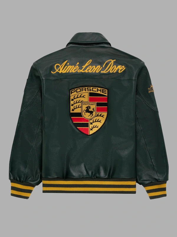 Aime Leon Dore Porsche Leather Jacket - Image 2