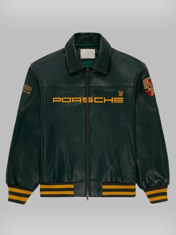 Aime Leon Dore Porsche Leather Jacket - Image 3