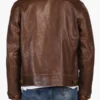Albert Einstein Vintage Leather Brown Jacket