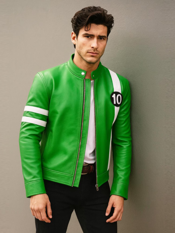 Alien Ben 10 Swarm Leather Jacket