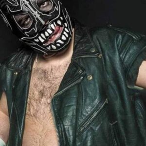 Evil Uno AEW Black Leather Vest