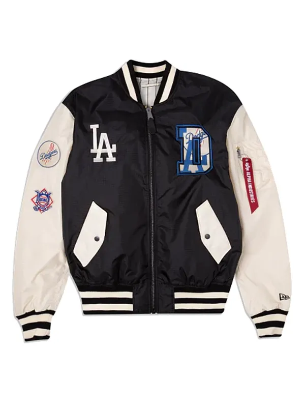 Alpha Industries X Los Angeles Dodgers MA-1 Bomber Jacket Alpha Industries X Los Angeles Dodgers MA-1 Bomber Jacket