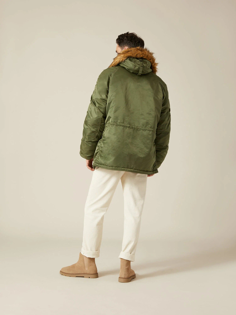 N3B Green Parka Jacket - Image 5