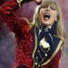 Taylor Swift Red Sequin Jacket