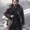 Andor-2022-Deigo-Luna-Brown-Leather-Coat