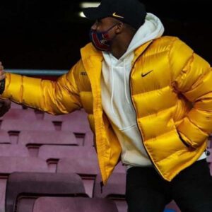 Ansu Fati Yellow Puffer Jacket