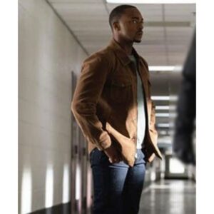 Sam Wilson The Falcon and the Winter Soldier Suede Jacket