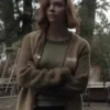 The Queen's Gambit Anya Taylor Joy Brown Sweater - Image 2