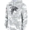 2024 Atlanta Falcons Arctic Camo Salute to Service Hoodie