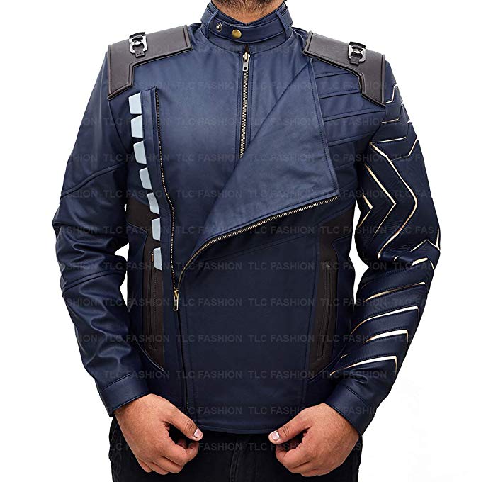 Infinity War Bucky Barnes Winter Soldier Leather Jacket