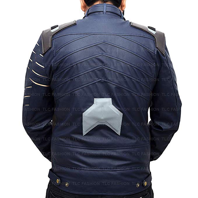 Infinity War Bucky Barnes Winter Soldier Leather Jacket