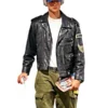 Avirex Daytona to L.A Jacob Elordi Leather Jacket