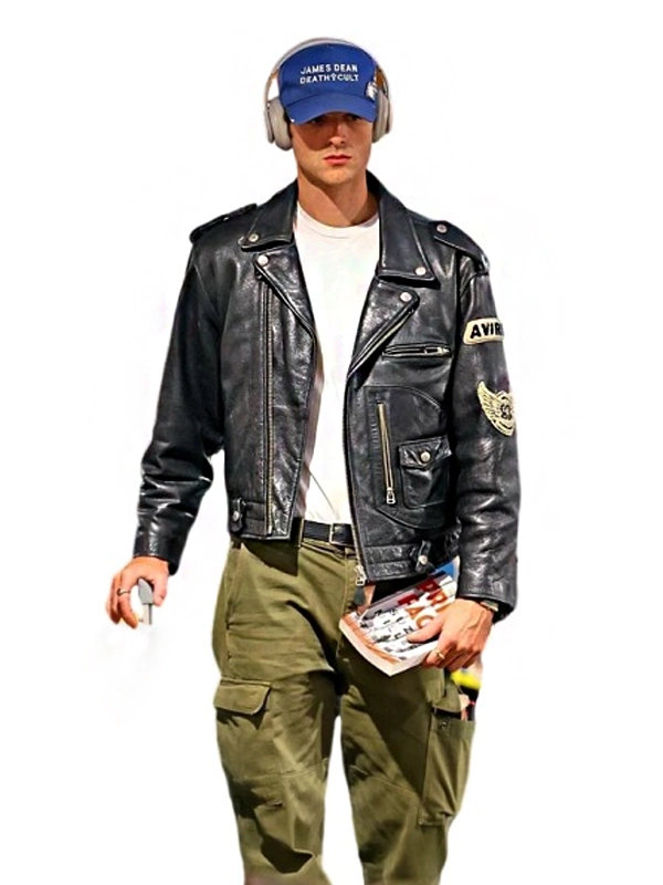 Avirex Daytona to L.A Jacob Elordi Leather Jacket