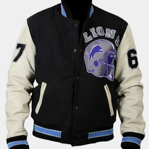 Axel Foley Detroit Lions Varsity Jacket