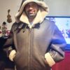 Mens B3 Bomber Aviator WWII Shearling Sheepskin Leather Jacket