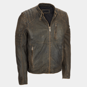 BLACK RIVET DISTRESSED GENUINE LEATHER CYCLE JACKET 500x500 1