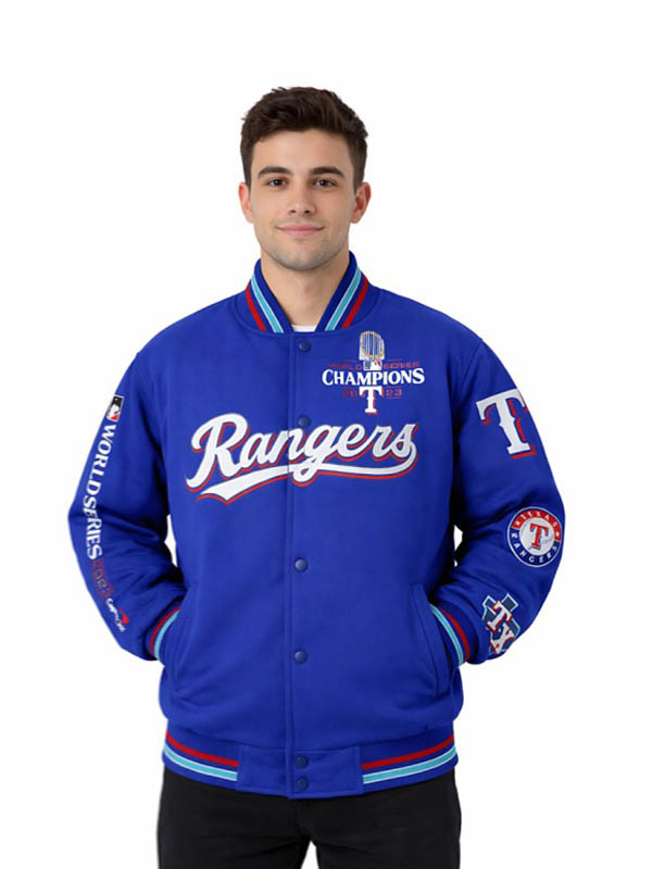 2023 World Series Texas Rangers Champions Jacket - Image 3