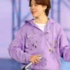 BTS Jimin Purple Hoodie - Image 2