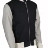 Ansel Elgort Baby Driver Varsity Jacket for Men