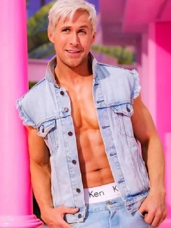 Barbie 2023 Ken Denim Vest