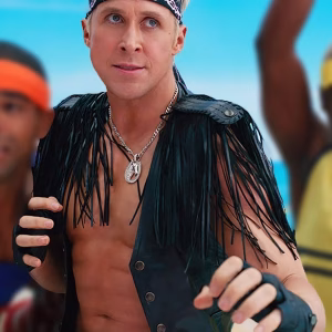 Barbie 2023 Ryan Gosling Leather Vest