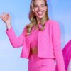 Barbie 2023 Margot Robbie Pink Blazer