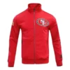Bayley 49ers Track Jacket Red