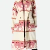 Beth Dutton pink Aztec jacket Coat