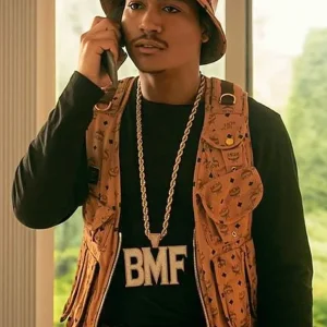 Big Meech Flenory BMF S03 Brown Vest