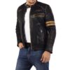 Biker Style Mens Vintage Leather Jacket Jildleather 301