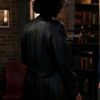 Supernatural S15 Billie Black Trench Coat - Image 2