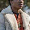 Black Mafia Family 2021 Meech Shearling Coat - Image 4