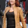Black Widow 2020 Scarlett Johansson Leather Jacket - Image 4