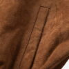 Men's Suede Leather Baseball Jacket - Image 6