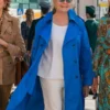 Book Club The Next Chapter Sharon Blue Trench Coat
