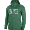Boston Celtics Full Zip Hoodie Green