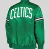 Boston Celtics Starter Pick & Roll Satin Full-Snap Varsity Jacket - Kelly Green