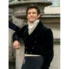 Bridgerton Anthony Bridgerton Velvet Black Tailcoat