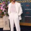 Bridgerton Premiere Jonathan Bailey White Suit