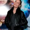 Brie Larson Black Leather Jacket