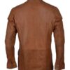 Women’s Four Pockets Brown Leather Jacket