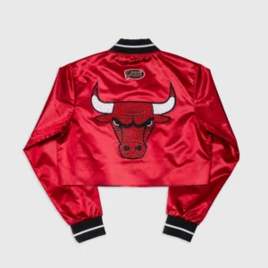 Chicago Bulls Cropped Jacket