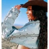 Hollywood Studded Denim Jacket