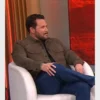 CBS Mornings Cole Hauser Brown Suede Jacket
