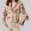 2024 CMT Music Awards Lainey Wilson Fringe Jacket