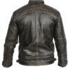 Cafe Racer Retro Motorcycle Brown Leather Jacket