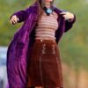 Daisy Jones & The Six Camila Morrone Paurple Coat - Image 2