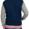 Captain America Blue Varsity Bomber Jacket